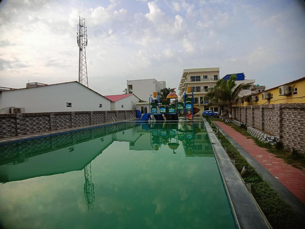 Hotel Hindusthan Inn Mandarmani Kültér fotó