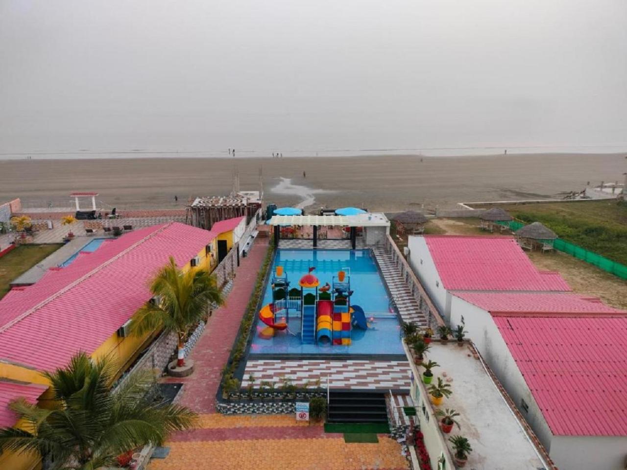 Hotel Hindusthan Inn Mandarmani Kültér fotó