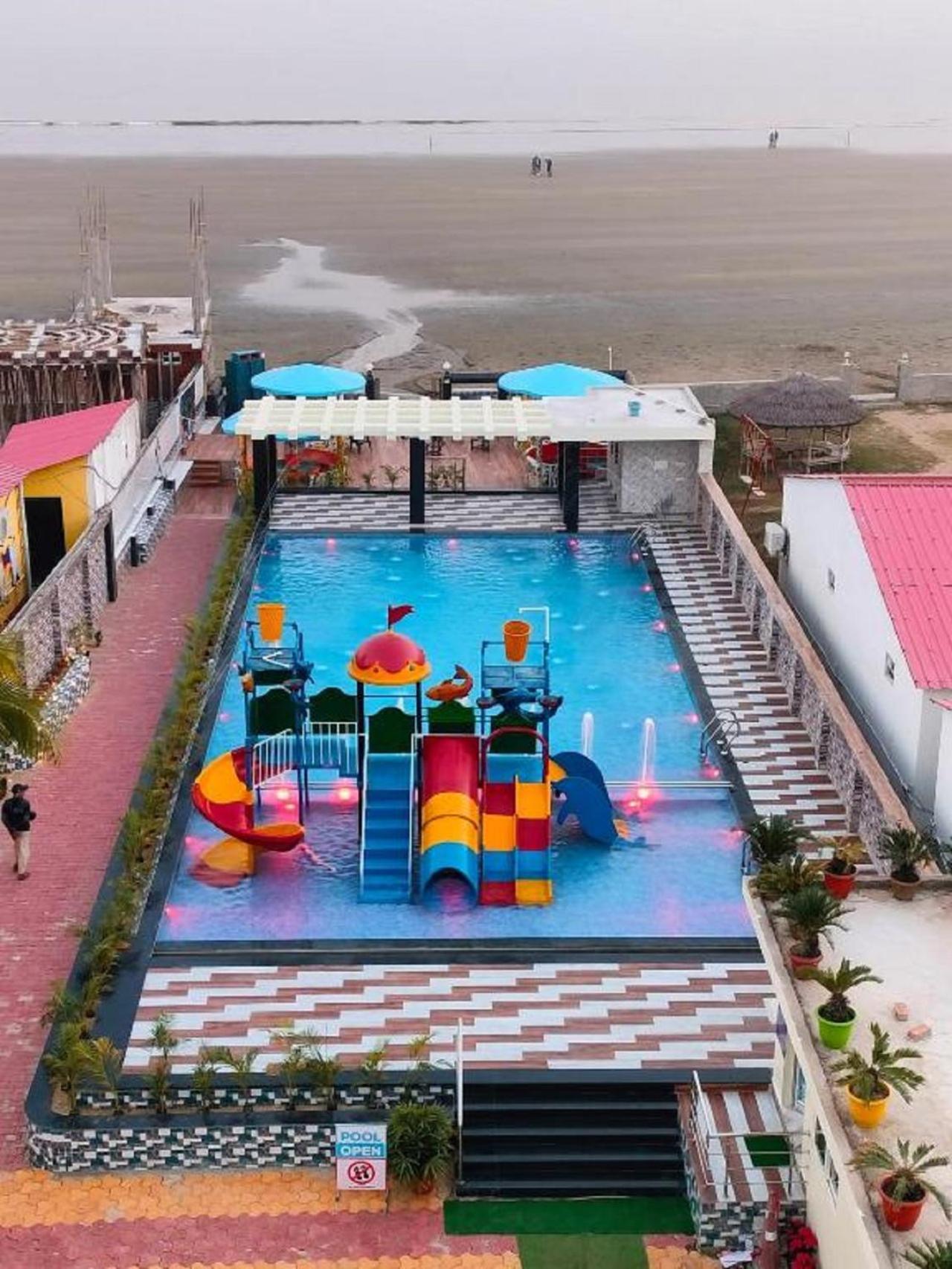 Hotel Hindusthan Inn Mandarmani Kültér fotó