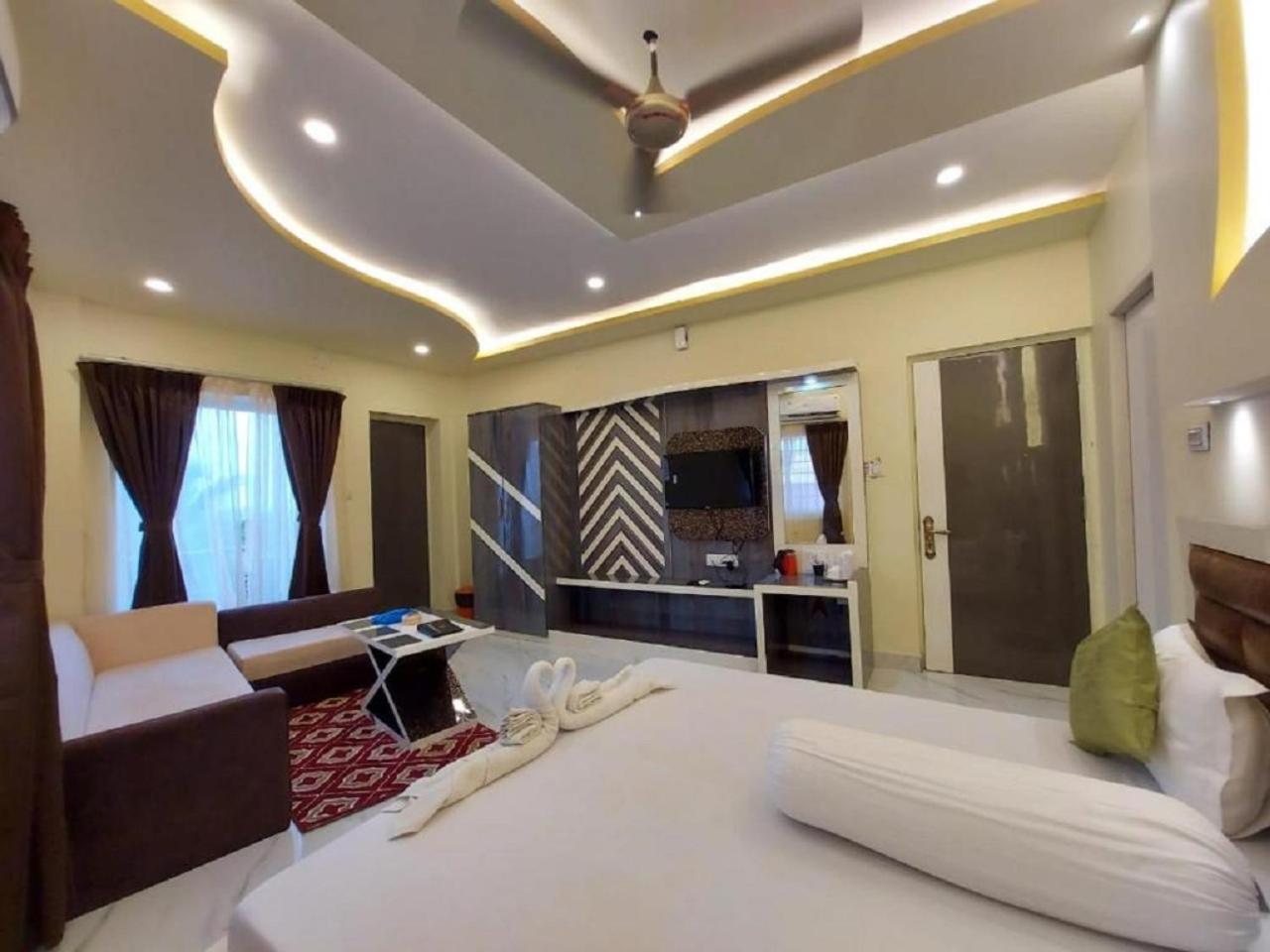 Hotel Hindusthan Inn Mandarmani Kültér fotó